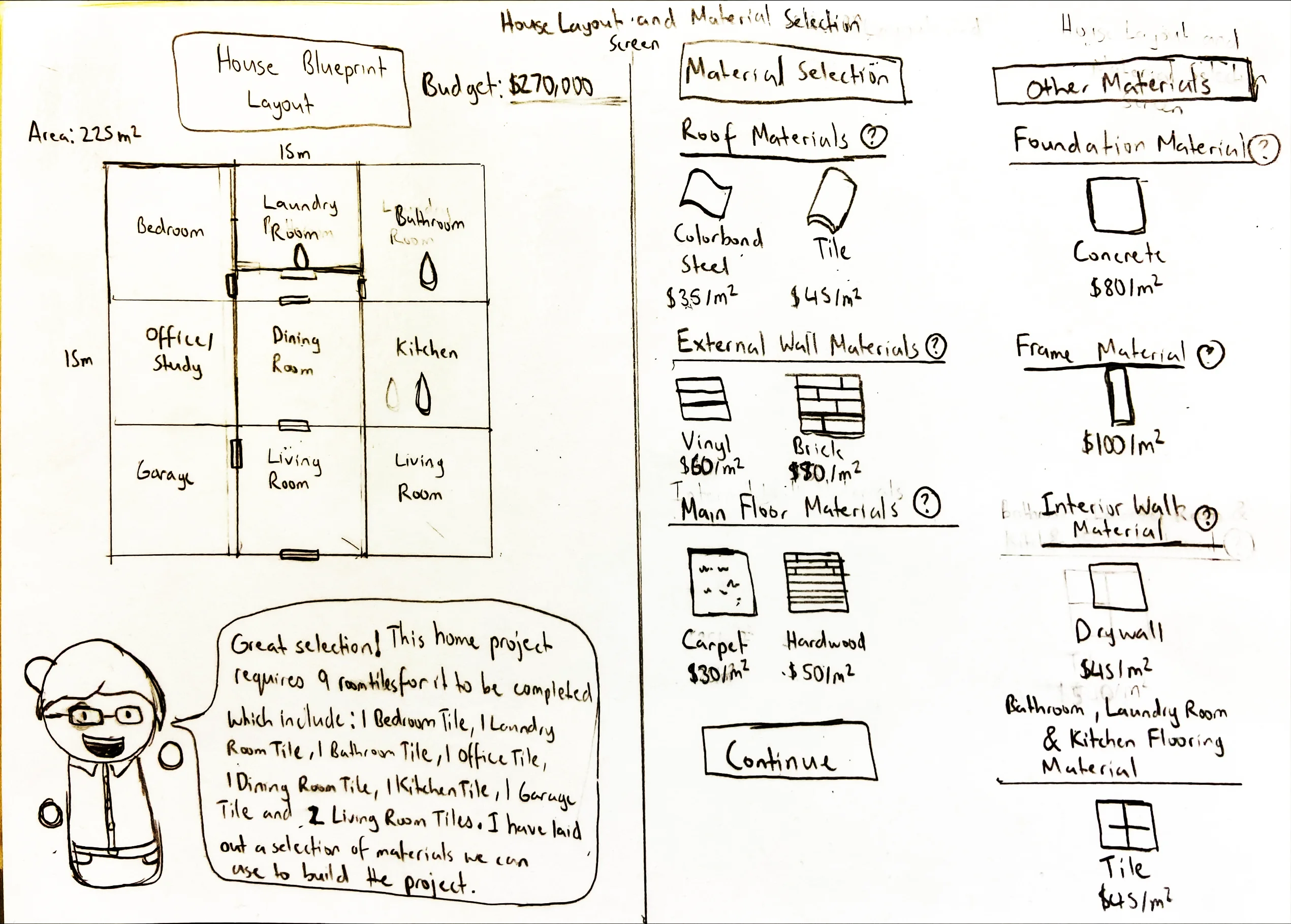 Material Selection Sheet v1