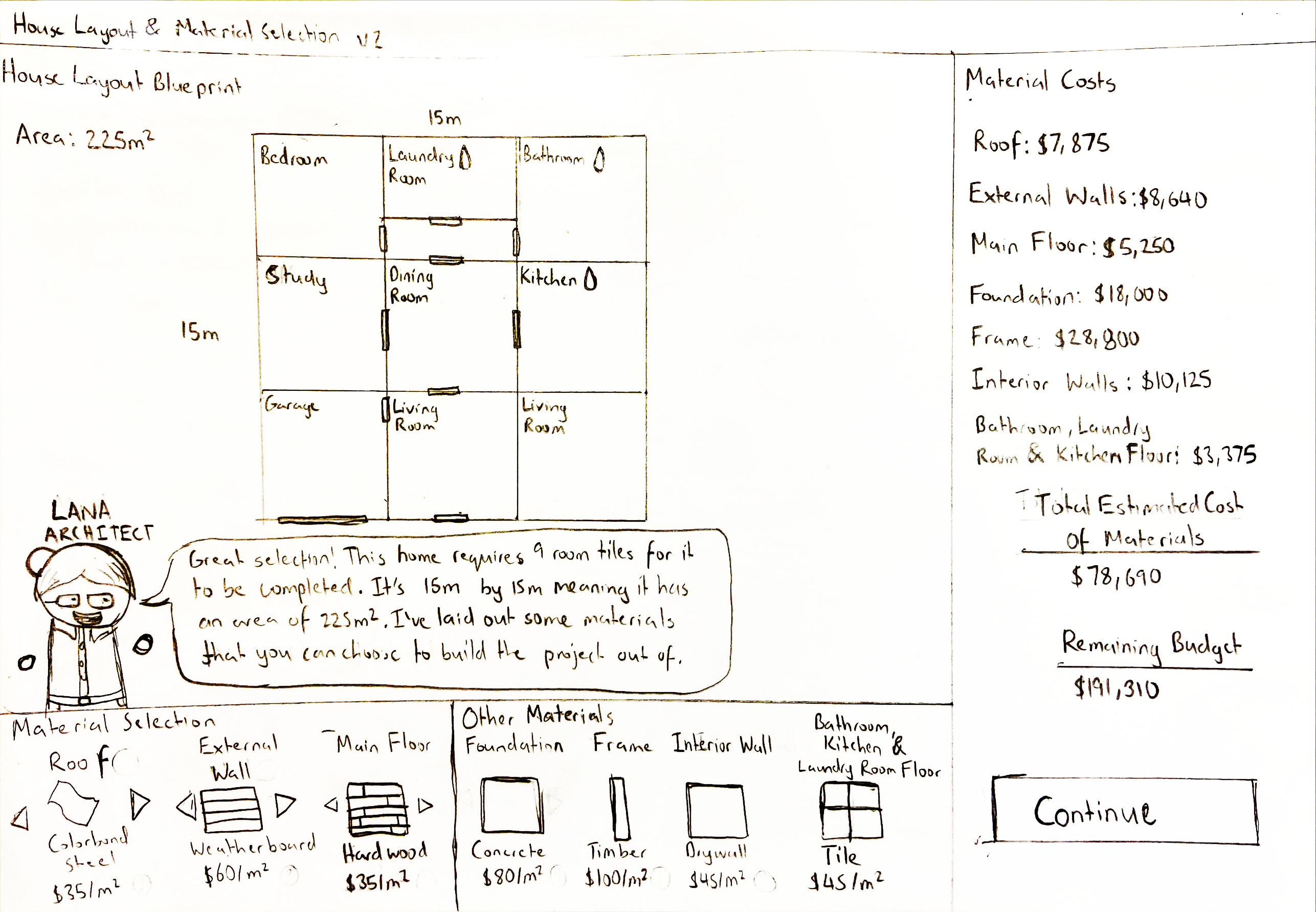 Material Selection Sheet v2