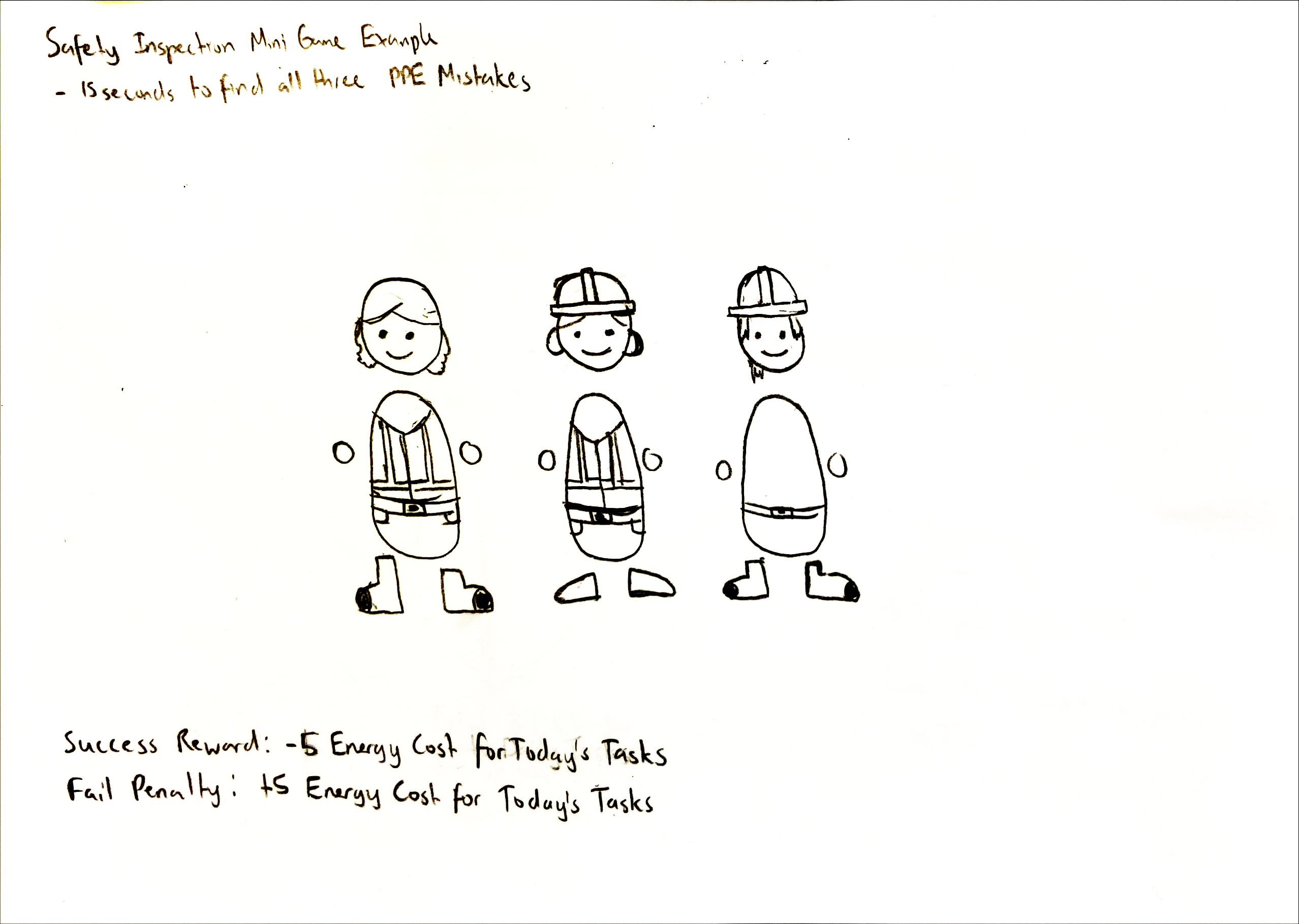 Safety Inspection Minigame Sheet