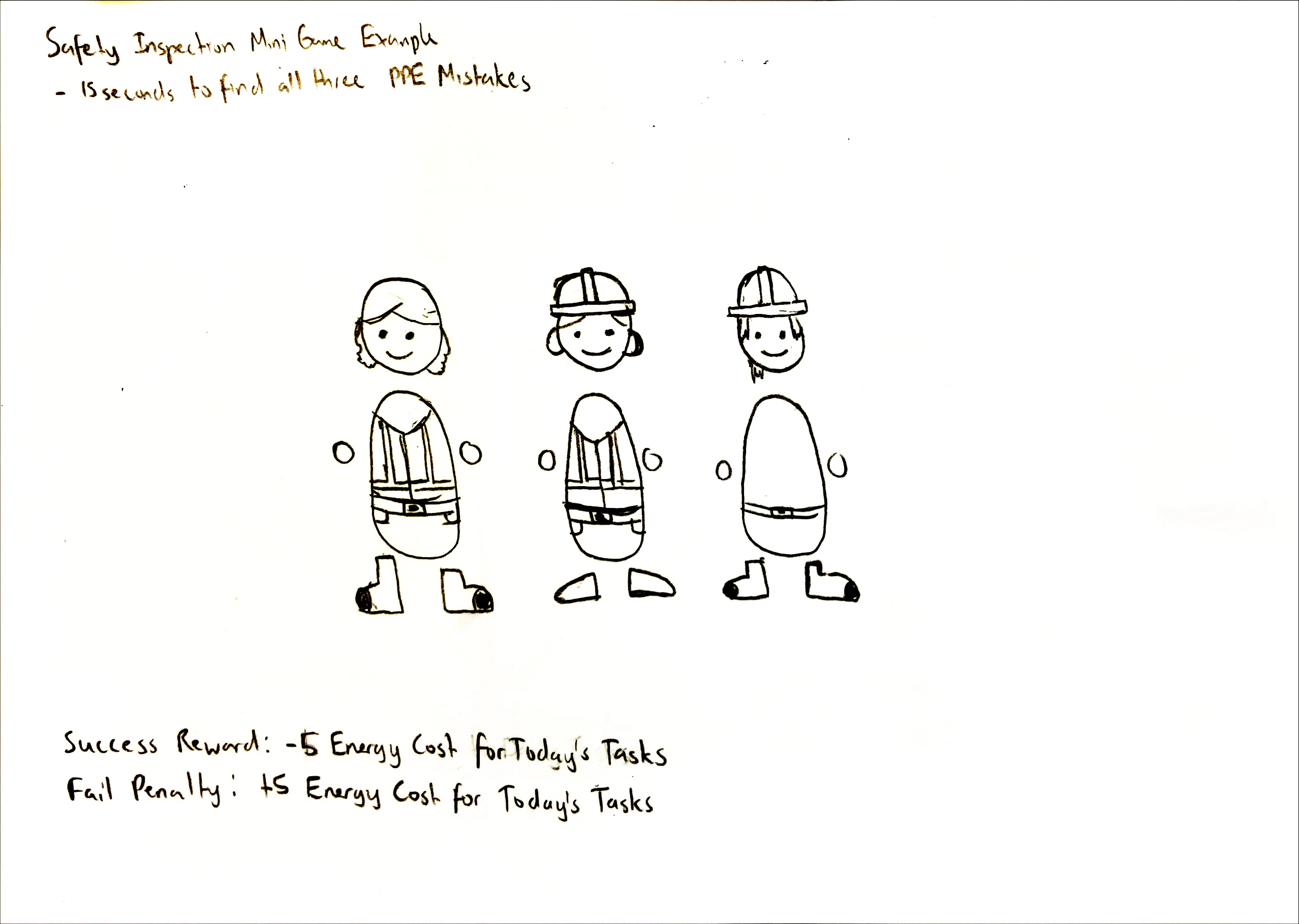 Safety Inspection Minigame Sheet