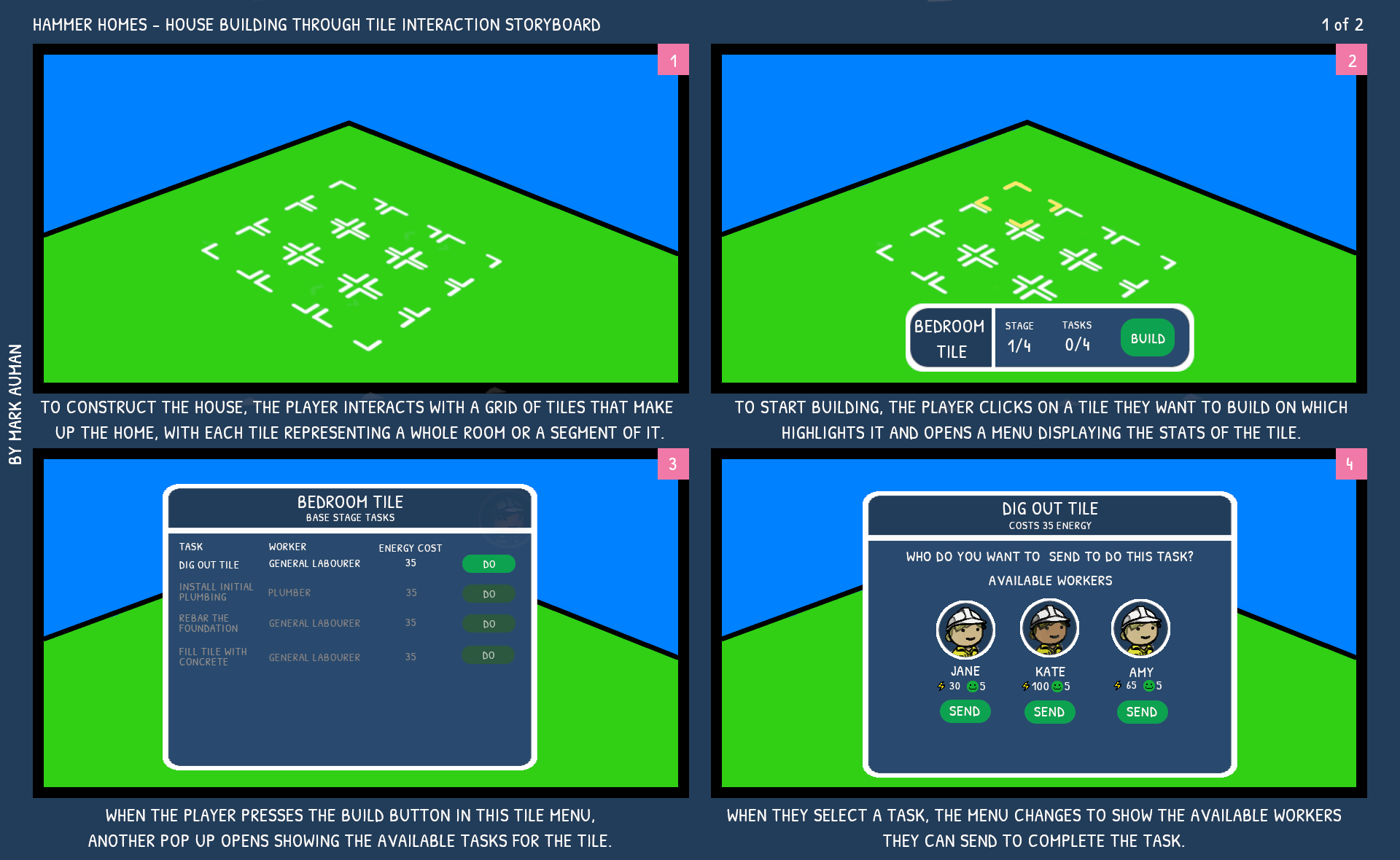 Tile Interaction Storyboard