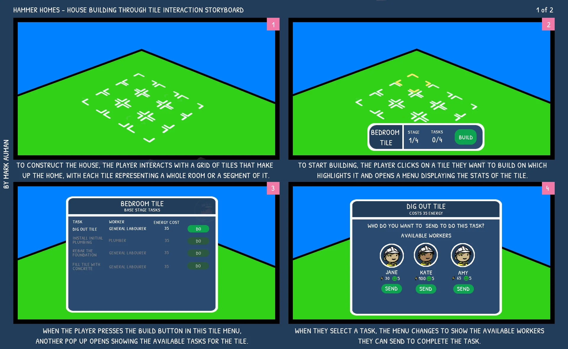Tile Interaction Storyboard